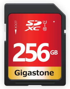 Gigastone SDカード 256GB UHS-I U1 Class 10 SDXC メモリーカード